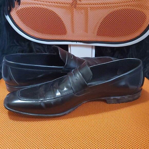 BRUNO MAGLI Black Leather Loafers - Size 14‎ main image 9